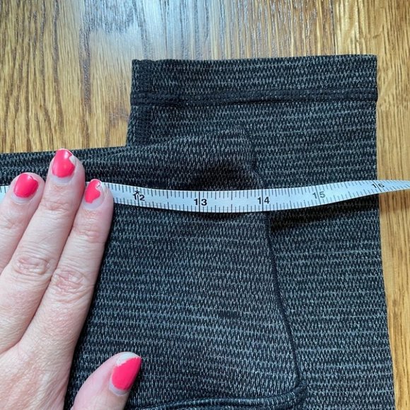 Prana Birdeye Caraway Spacedye Gray Black Leggings medium - Picture 8 of 10